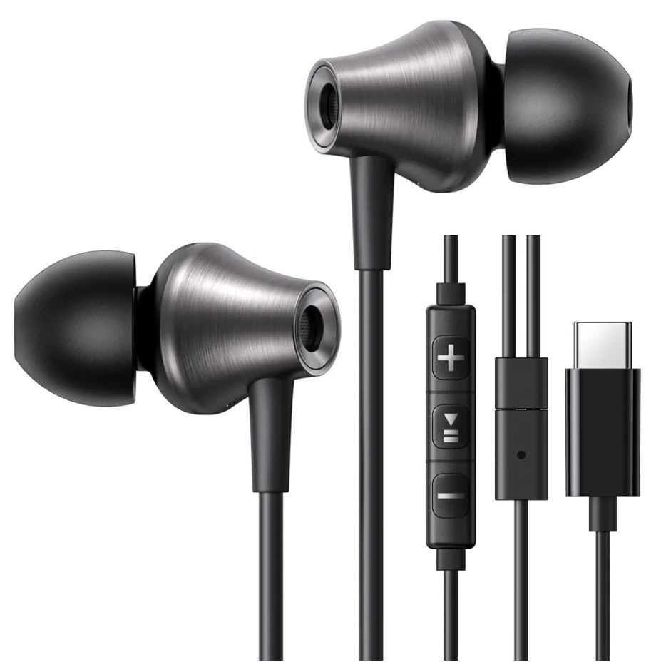 

Наушники UGREEN EP105 In-Ear Earphones Type-C, цвет: черный, EP105