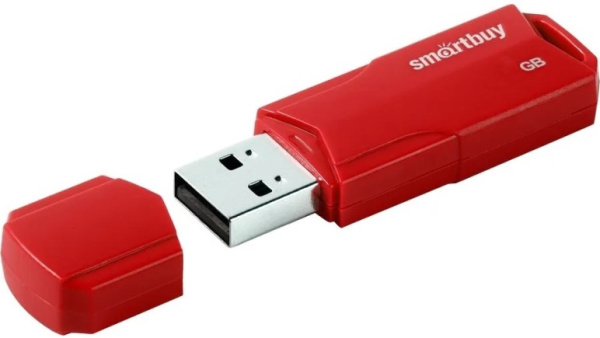 фото Накопитель USB 2.0 8GB SmartBuy SB8GBCLU-R в Перми