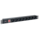 фото Блок розеток 19", 8 розеток EKF TRP-HPD-LS-10A-8SH-C14 в Санкт-Петербургe
