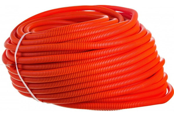 Изображение товара Гофрированная труба Ecoplast 20125-OR для электромонтажа 50 м