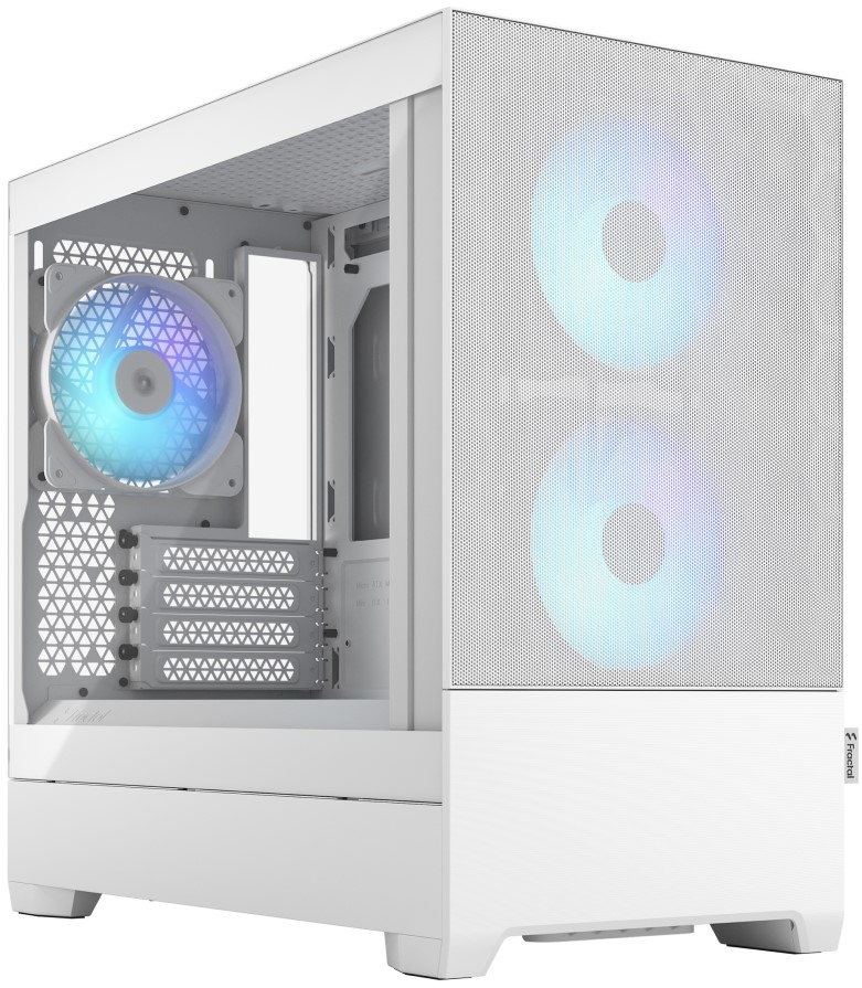 

Корпус mATX Fractal Design Pop Mini Air RGB White TG Clear Tint белый, без БП, панель из закаленного стекла, 2*USB 3.0, audio, Pop Mini Air RGB White TG Clear Tint
