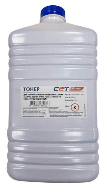 фото Тонер  CET OSP08323-K-1-500 в Уфе