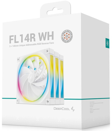 фото Вентилятор для корпуса Deepcool FL14R WH-3 IN 1 в Уфе