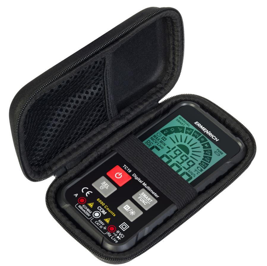 

Мультиметр цифровой Ermenrich 82984 Zing TC19, 82984