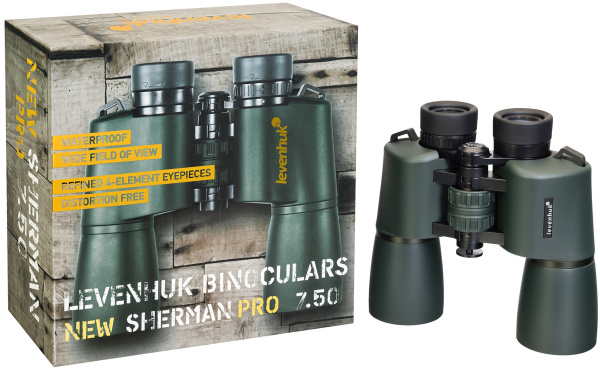 фото Бинокль  Levenhuk New Sherman PRO 7x50 в Санкт-Петербургe
