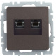 фото Розетка компьютерная двойная IEK BR-K20-1-K45 в Красноярске