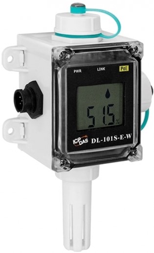 

Датчик ICP DAS DL-101S-E-W CR IP66 Remote Temperature/Humidity/Dew Point Data Logger with Safety Alarm, Using Modbus TCP and MQTT Protocols (White Cov, DL-101S-E-W CR