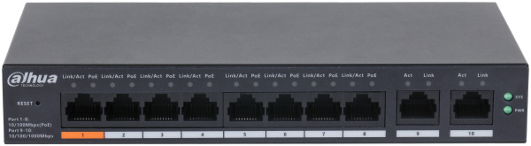 фото Коммутатор  Dahua DH-CS4010-8ET-60 в Екатеринбурге