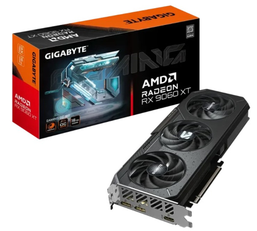 фото Видеокарта GIGABYTE Radeon RX 9060XT GAMING OC (GV-R9060XTGAMING OC-16GD) в Уфе