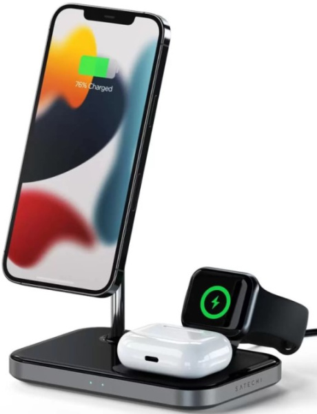 фото Зарядное устройство беспроводное Satechi Magnetic 3-in-1 в Воронеже