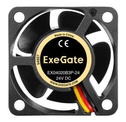 

Вентилятор для корпуса Exegate EX04020B3P-24 EX297068RUS 40x40x20 mm, 8000rpm, 9.5CFM, 33,2dBa, 3-pin, EX04020B3P-24
