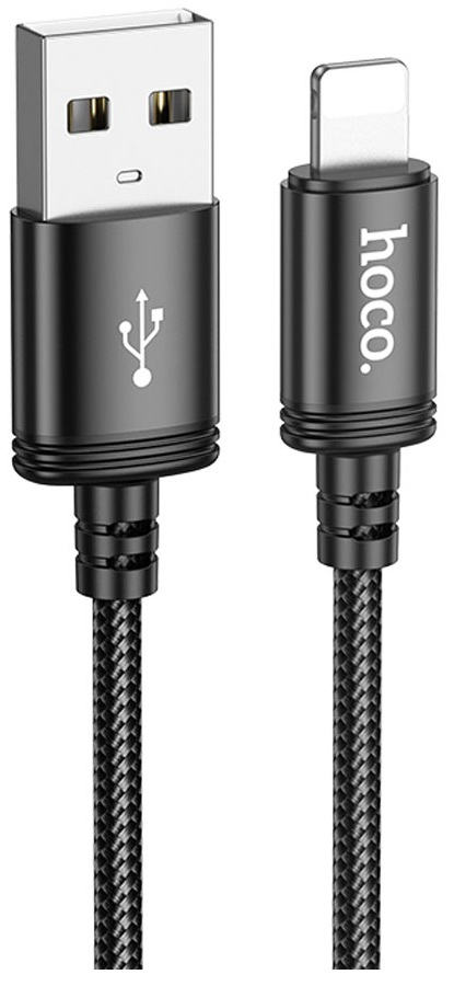 

Кабель Hoco X89 Wind 6931474784322 USB - 8 pin, 1.0м, 2.4A, ткань, цвет: чёрный (1/1000), X89 Wind
