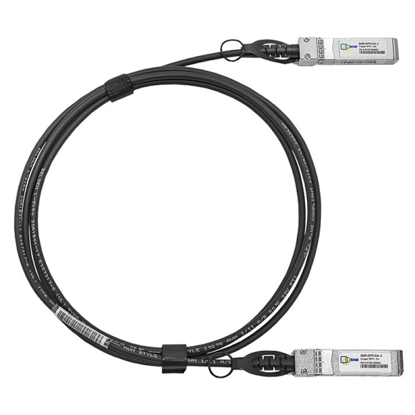 

Кабель интерфейсный SNR SNR-SFP+DA-3 Модуль SFP+ Direct Attached Cable (DAC), дальность до 3м, SNR-SFP+DA-3
