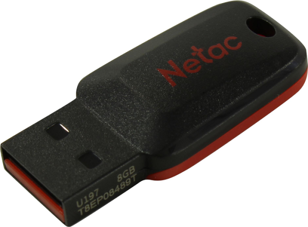 фото Накопитель USB 2.0 8GB Netac NT03U197N-008G-20BK в Омске