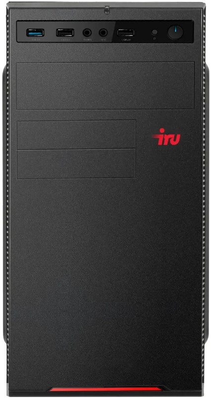 

Компьютер iRu Home 310H6SE MT 1994638 i3 12100/8GB/256GB SSD/UHD graphics 730/GbitEth/noOS/400W/черный, Home 310H6SE MT