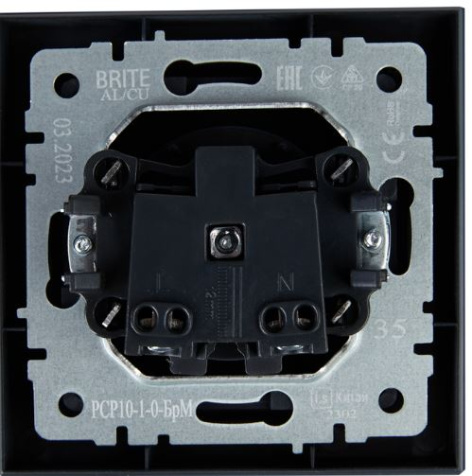 фото Розетка без заземления в сборе IEK BR-R10-10-K35-F в Красноярске