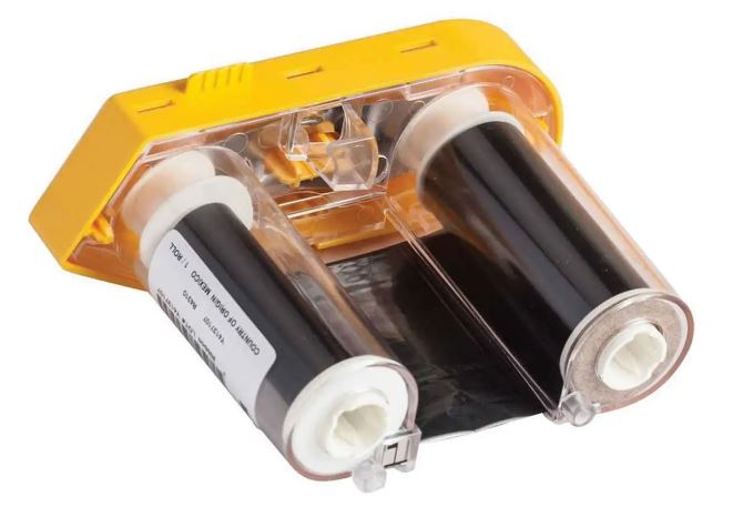 

Лента красящая Brady M61-R6010 риббон черный, Resin, 50.8ммх22.8м (только для BMP61, M610, M611), M61-R6010