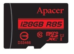 

Карта памяти MicroSDXC 128GB Apacer AP128GMCSX10U5-R, AP128GMCSX10U5-R