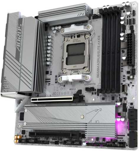 фото Материнская плата mATX GIGABYTE B650M A ELITE AX ICE в Нижнем Новгороде