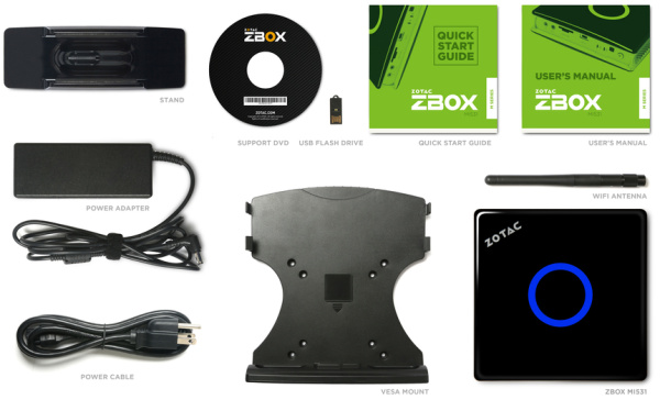 фото Неттоп  Zotac ZBOX MI531