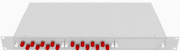 фото Кросс оптический стоечный TopLAN КРС-Top-1U-16ST/U-OS2-GY