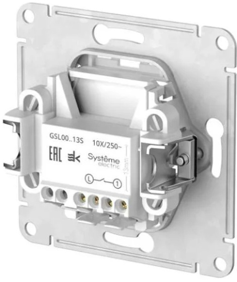 фото Выключатель одноклавишный с подсветкой  Systeme Electric GSL000213S в Самаре