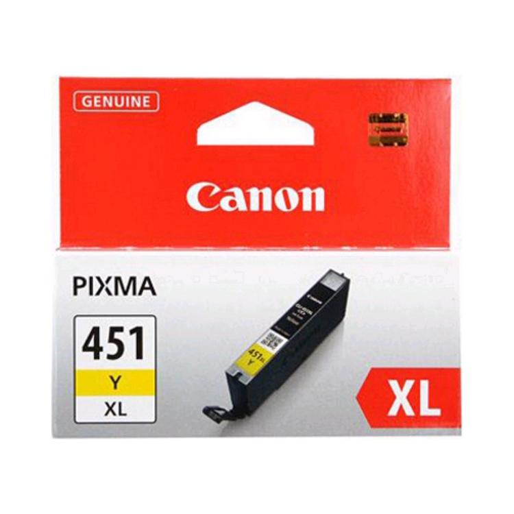 

Картридж Canon CLI-451Y XL 6475B001 для MG6340, MG5440, IP7240, жёлтый, 660 стр, CLI-451Y XL