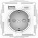 фото Розетка с заземлением с 2 USB  Systeme Electric ATN001332 в Санкт-Петербургe