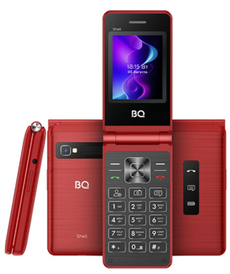 фото Мобильный телефон  BQ 2411 Shell Red в Уфе