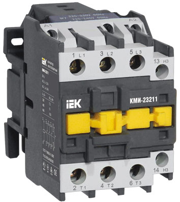 

Контактор IEK KKM31-040-110-11 КМИ-34012 40А 110В/АС3 1НО,1НЗ, KKM31-040-110-11