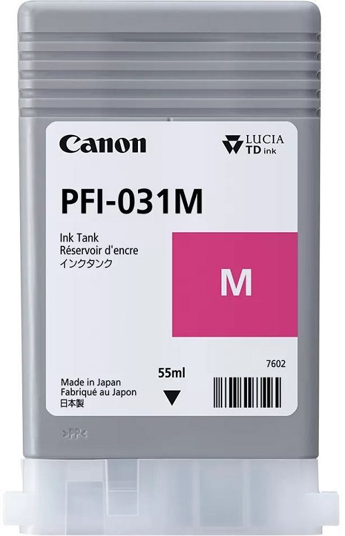 

Картридж Canon PFI-031M 6265С001 красный для imagePROGRAF TA-20, TA-30, TM-240, TM-340 (55мл), PFI-031M