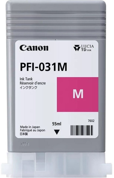 Изображение товара Картридж Canon PFI-031M красный для принтеров и мфу 55 мл