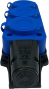 фото Удлинитель iTOK i-CONNECT-COLOR-SUR-KG-315-3-54-10-BLUE