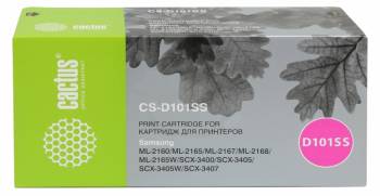 

Картридж Cactus CS-D101S черный для SAMSUNG ML-2160/2165/2167/2168/SCX-3400/3405 (1500стр.), CS-D101S