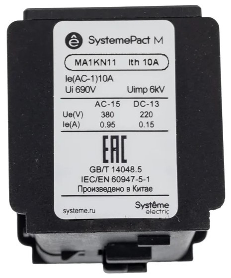 фото Блок дополнительных контактов Systeme Electric MA1KN11 в Уфе