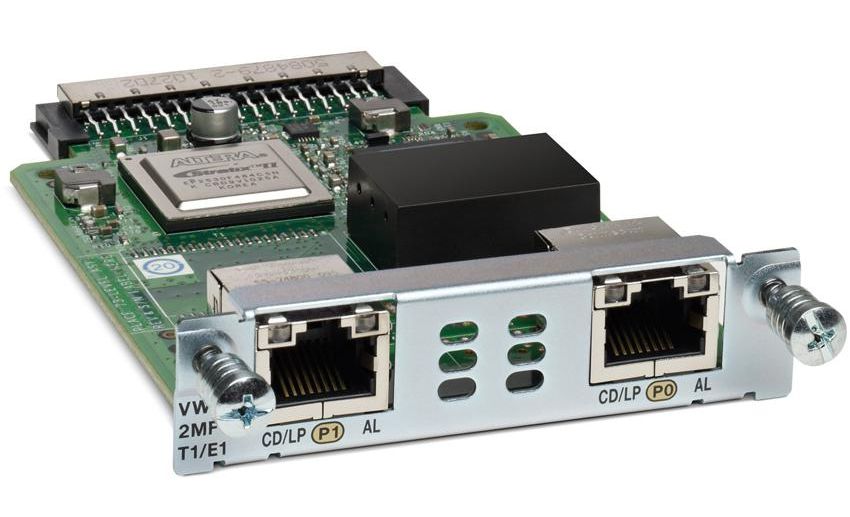 

Модуль Cisco VWIC3-2MFT-T1/E1= 2-Port 3rd Gen Multiflex Trunk Voice/WAN Int. Card - T1/E1, VWIC3-2MFT-T1/E1=