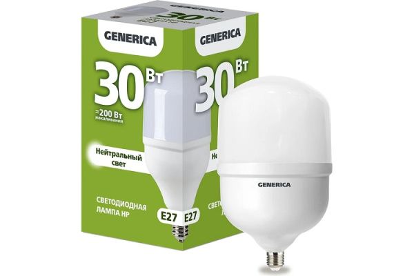 фото Лампа светодиодная GENERICA LL-HP-30-230-40-E27-G в Уфе