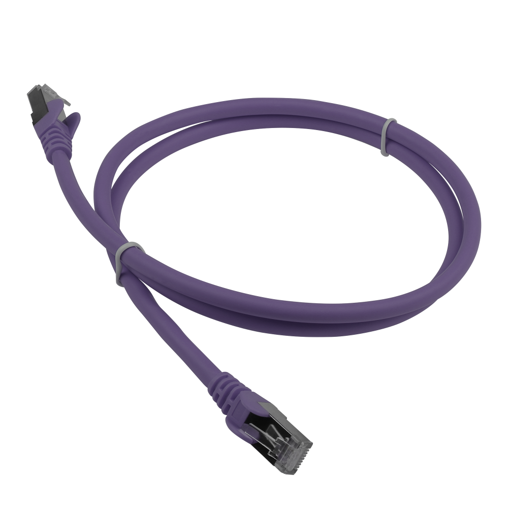

Кабель патч-корд F/UTP 6A кат. 1м Lanmaster LAN-PC45/S6A-1.0-VI фиолетовый, LAN-PC45/S6A-1.0-VI