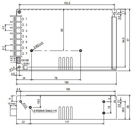 

Преобразователь AC-DC сетевой Mean Well HRP-150-12 150Вт, вход 85…264V AC, 47…63Гц /120…370В DC, выход 12В/0…13A, рег. вых=±15%Uном, изоляция 3000В AC, HRP-150-12