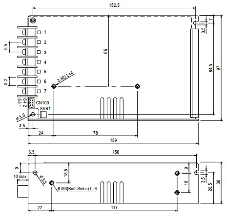 фото Преобразователь AC-DC сетевой Mean Well HRP-150-12 в Уфе