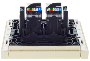 фото Розетка компьютерная IEK FP-K20-1-K10