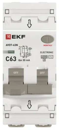 фото Автомат дифференциальный EKF D63N26E63C30 в Челябинске