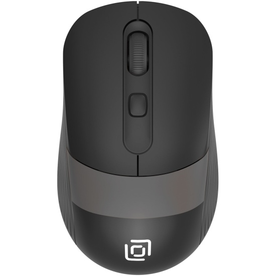 

Мышь Wireless Oklick 310MW 1869088 3200dpi, оптическая светодиодная, USB, черный/серый, 310MW