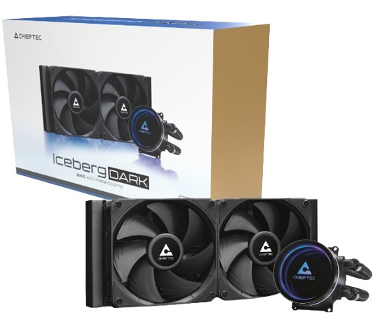 фото Система охлаждения жидкостная Chieftec ICEBERG 240 Dark в Омске