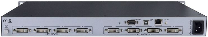 

Коммутатор матричный Digis VWP-44 4x4 DVI - DVI. 1080P 60Hz, HDMI ver 1.3, DVI 1.0, EDID, HDCP, RS232, USB, TCP/IP 10,2 Гбит/с, VWP-44