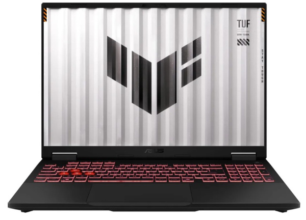 фото Ноутбук ASUS TUF A16 FA608PP-RV043 16" (AMD Ryzen 9, 16Гб DDR5, SSD 512 Гб, GeForce RTX 5070, Без ОС) Черный [90NR0MD1-M00860]