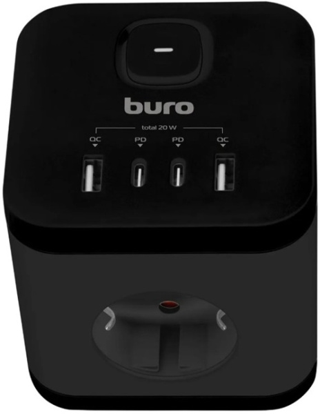 фото Разветвитель сетевой Buro BU-PW3UC-PLUS-B