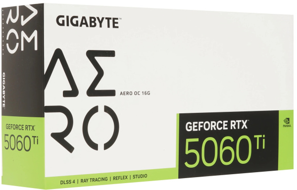 фото Видеокарта GIGABYTE GeForce RTX 5060 TI AERO OC (GV-N506TAERO OC-16GD) в Казани