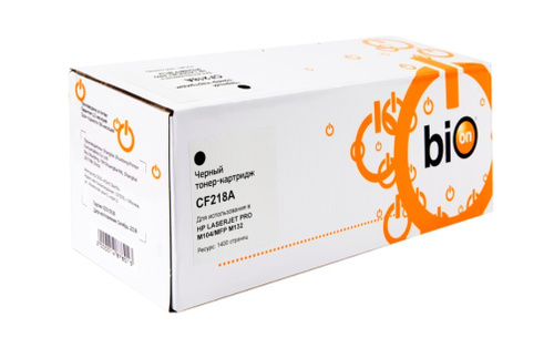 

Картридж BION BCR-CF218A черный для Hp LaserJet Pro M104(a/w), M132(a/fn/fw/132nw) (1'400 стр.), BCR-CF218A
