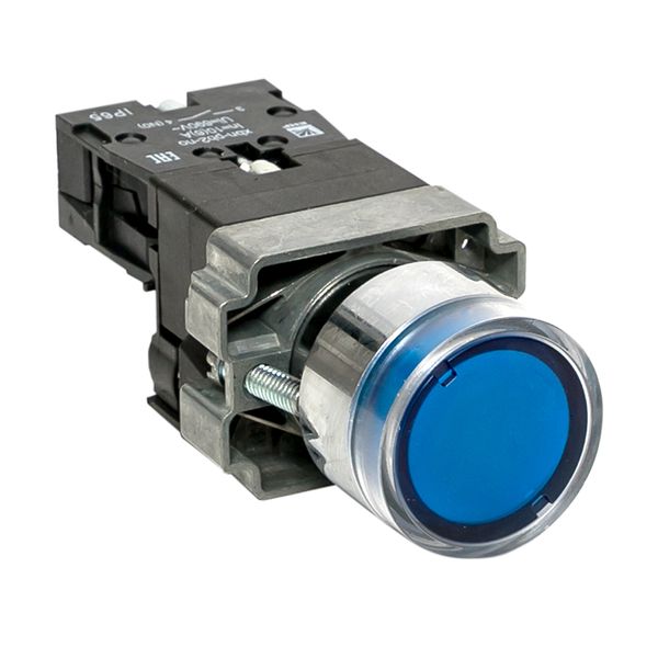 

Кнопка EKF xb2-bw61-230-65 BA61 с подсветкой 230В синяя NO IP65, xb2-bw61-230-65